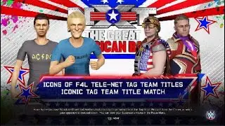 ICONS OF F4L Stars & Straps 7/4/23: DM Universal Tag team titles: B&B vs The Brooks Brothers Inc. (c
