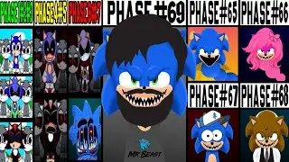 MY SPRUNKI OC: MR.BEAST SONIC! / New Phase 1-69! Phase 69 & Phase 1-69
