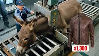 Inside the Massive High-Tech Donkey Leather Factory: From Farm to $1,300 Jacket