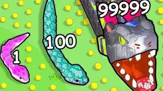  Epic Snake Clash.IO Gameplay &ndash; Biggest Snake Wins the Battle! #gamingvideos 