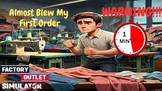Factory Outlet Simulator Gameplay | Almost BLEW my First Order