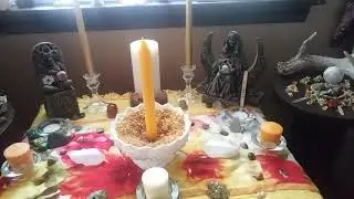 Summer solstice altar 2019 🌞🔥
