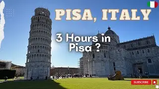TRAVELVLOG: 3 hours in Pisa, Italy with Lunch | a quick visit travel