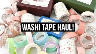 Washi Tape HAUL! Unboxing a Gift Package from The Washi Tape Shop | New products!
