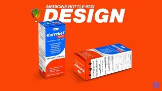 Print Ready Medicine Bottle Box Design in Coreldraw HINDI / हिंदी में Tutorial
