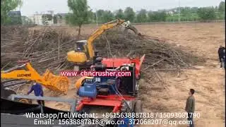 Suppliers of garden waste crushers, mobile tree branch wood crushers