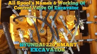 Control Valve Of Hyundai Excavator With Full Details || MRV Check || #ControlValve Ki Pure Jankari 