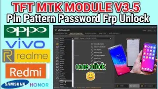 TFT Mtk Module v3.5 / All in one Mtk unlock Tool / Pin Pattern Frp Unlock One Click 🔥🔥