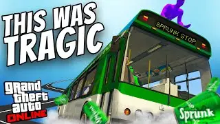 We tried to start a BUS Service in GTA 5 Online.. (They didn't like it)