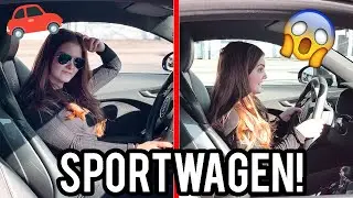 Ich fahre zum 1. Mal ein SPORTWAGEN!! 😳🚗 | Mond Wika ★