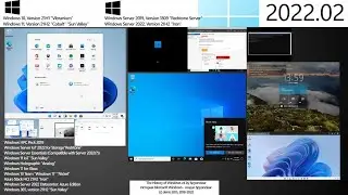 Visual Windows History. Timeline version 4