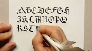 14  - CALLIGRAPHIE  LATINE  -   