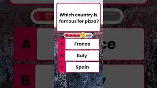 Which country is famous for pizza? #USAQUIZ #WorldFacts #Quiz #Trivia #Challenge