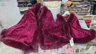 Одинаковая шаль-пончо для мамы и дочки, праздничная одежда, пончо Chaina Shwal для мамы и ребенка...