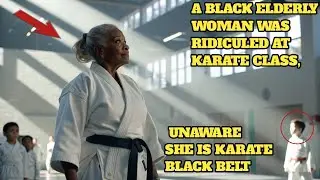A Black Elderly Woman Was Ridiculed at Karate Class, Unaware She Is Karate Black Belt