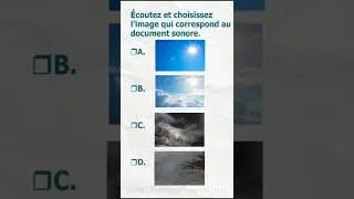 TCF (Test de connaissance du fran&ccedil;ais) Compr&eacute;hension orale (4) #francaisfacile #learnfrench