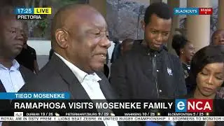 Tiego Moseneke | Ramaphosa visits Moseneke family