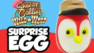 Sheriff Callie's Wild West Play-Doh Surprise Egg!! DEPUTY PECK! Cute Play-Doh Egg