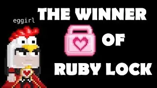 The Winner of Ruby Lock | Growtopia