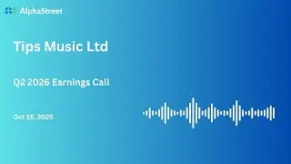 Конференц-связь по доходам Tips Music Ltd за второй квартал 2025-26 финансового года