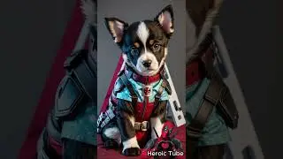 Cute puppies version of Marvel superheroes #shorts
