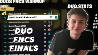 How We Placed 2nd in the FNCS Duo Finals Warmup
