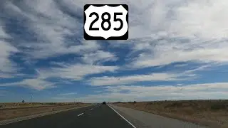 ⁴ᴷ⁶⁰ Driving US Route 285 in Torrance County, New Mexico