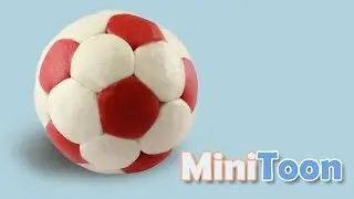 DIY , foot ball with clay