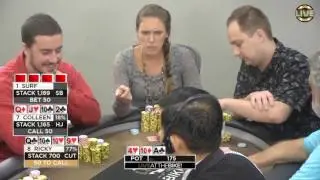Three Way PLO Action &spades; Live at the Bike!