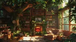 Cozy Fireplace Ambience 🔥 Crackling Fire for Relax, Sleep & Study
