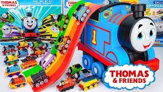 Merakit Mainan Kereta Api Thomas and Friends, Tayo Si Bus Kecil , Unboxing Mainan Kereta Api ASMR 45
