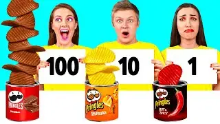 100 Capas de Alimentos Desaf&iacute;o | Recetas de Comida Divertidas por RaPaPa Challenge