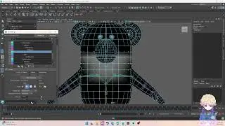 วิธี Paint Weight MAYA ตัว Monkey