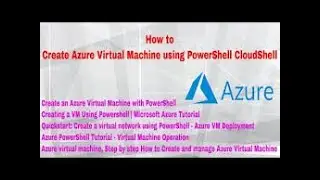 Azure Devops | How to create Virtual Machine in Azure by using PowerShell | Session 12 |