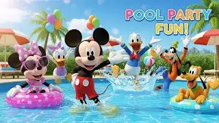Mickey Mouse & Friends Pool Party Adventure 🌞🏖️ | Kids Cartoon