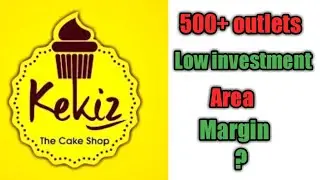 kekiz cake shop franchise cost