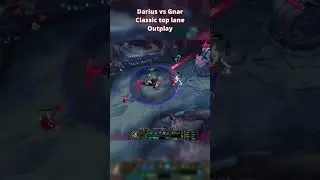 Darius vs Gnar Classic Top Lane Outplay #leagueoflegends #darius #Gnar