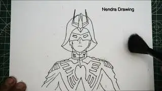 menggambar char aznable