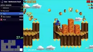 Claw - Level 2 - Battlements any% speedrun in 0:54.96 (WR)