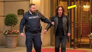 A security guard insults Ozzy Osbourne in public... his comeback becomes legendary