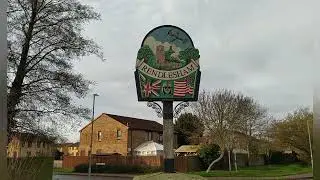 Donald Ai Trump visits Rendlesham in Suffolk, England to play the village sign game!