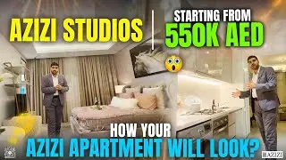 How Azizi Studio Apartments Look | Affordable Homes Starting from 1.3 Cr | Is It Worth It?