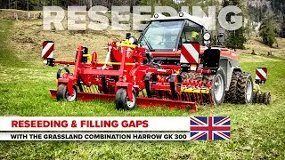 Efficient Reseeding & Gap Closing in Grassland &ndash; With the APV GK 300 Grassland Combination Harrow