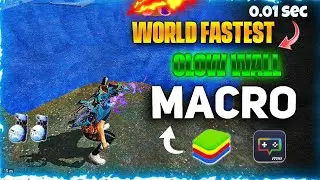 Latest 0.01 Second Super Fast Ultra Pro Gloo Wall MACRO Setting In PC Bluestacks or MSI App Player~