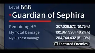 counter side: [Guardian of Sephira] 50% damage