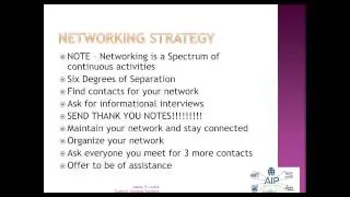 Alaina G. Levine and American Institute of Physics Present: Network Yourself to a Great Career