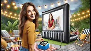 🎬 CZGBRO Inflatable Projector Screen | Best Inflatable Outdoor Screen 🎬