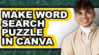 How to Make Word Search Puzzle in Canva (full Guide)