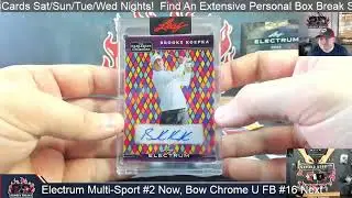 2025 Leaf Electrum Multi Sport #2 2 Hobby Box Break 1 22 26