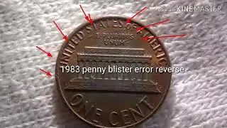 1983 blister error reverse, 1981 pinkish color, and 1976 D repunch mint mark